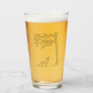 Ich trage das Eichhörnchen Glas