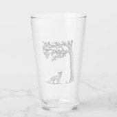 Ich trage das Eichhörnchen Glas (Vorderseite)