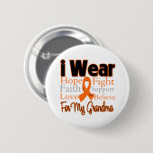 Ich trage das Sammelband "Ribbon Collage Oma - Leu Button (Vorne & Hinten)