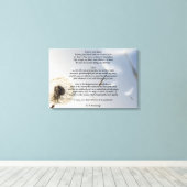 Ich trage dein Herzgedicht von E. E. Cummings Leinwanddruck (Insitu (Holzboden))