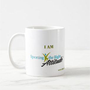 ICH trage die rechte Haltung zur Schau Kaffeetasse