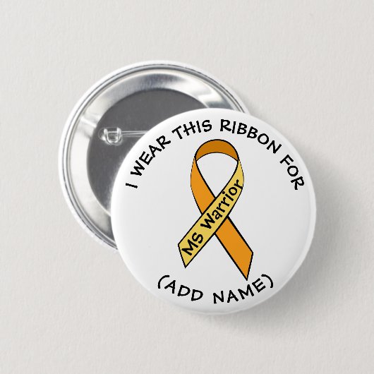 ICH TRAGE DIESE MS-Multifunktionsleiste FÜR PERSON Button (Vorne & Hinten)