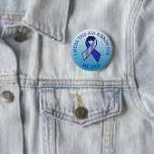 Ich trage dieses ALS-Band für meinen Vater-Button Button (Beispiel)