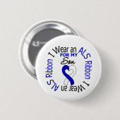 Ich trage ein AL-Band für meinen Sohn Button (Vorne & Hinten)