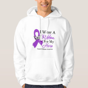 Ich trage ein Band für meine HELD Epilepsie Hoodie