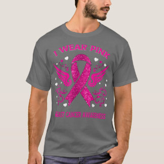 Ich trage ein Brustkrebs-Bewusstsein T-Shirt