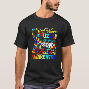 Ich trage ein Rätsel für mein Niedliches Sohn-Auti T-Shirt