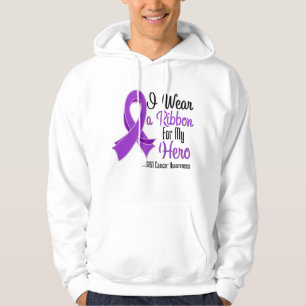 Ich trage ein violettes Band für meinen Helden - G Hoodie