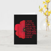 Ich trage ein wenig Mohn als rot-patriotisch, USA Karte (Gelbe Blume)