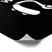 Ich trage eine Drahthörhilfe Poster (Ecke)