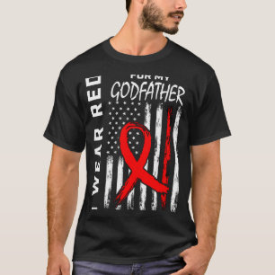 Ich trage eine rote Schleife für das Bewusstsein f T-Shirt