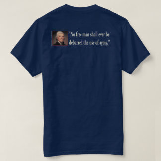 Ich trage eine Waffe, denn ein Polizist ist nur fü T-Shirt
