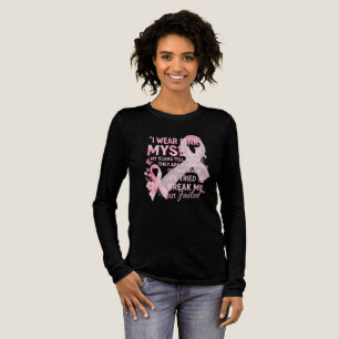 Ich trage einen rosa Inspirationskrebsüberlebnis Tri-Blend Shirt