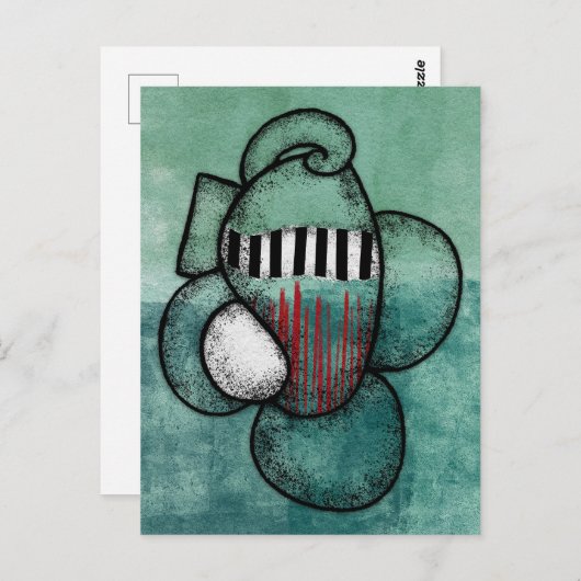 Ich trage es, wohin ich auch gehe postkarte (Vorne/Hinten)