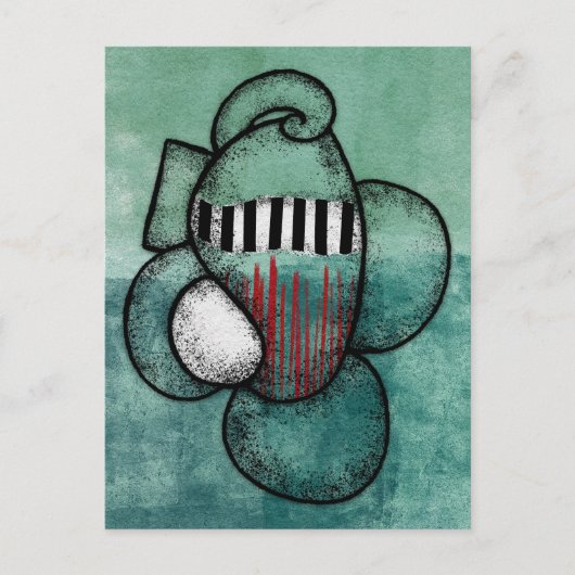 Ich trage es, wohin ich auch gehe postkarte (Vorderseite)