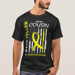 Ich trage Gelb für das Endometriose-Bewusstsein me T-Shirt