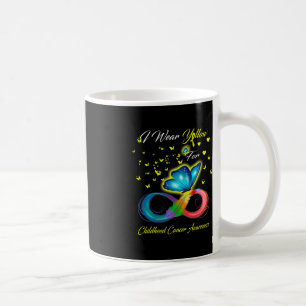 Ich trage Gelb für Krebsbewusstsein bei Kindern Kaffeetasse