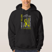 Ich trage Gelb für meine Endometriose-Software Hoodie (Vorderseite)