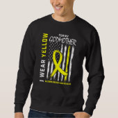 Ich trage Gelb für meine Endometriose-Software Sweatshirt (Vorderseite)