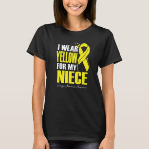 Ich trage Gelb für meine Nichte Ewings Sarcoma Awa T-Shirt