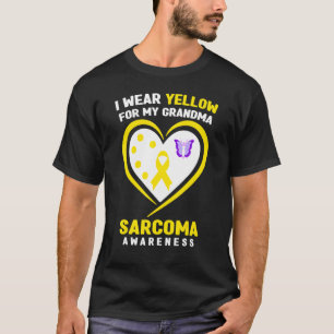 Ich trage Gelb für meine Oma Sarcoma-Bewusstsein T-Shirt