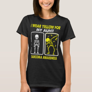 Ich trage Gelb für meine Tante SARCOMA AWARENESS T-Shirt