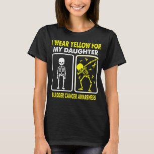 Ich trage Gelb für meine Tochter-BLADDER-KREBS T-Shirt