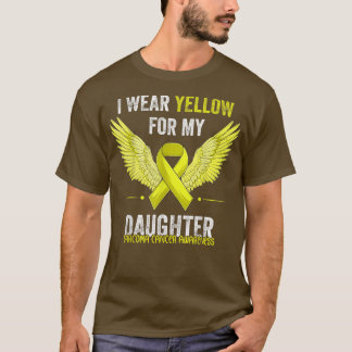 Ich trage Gelb für meine Tochter Sarcoma Cancer Aw T-Shirt