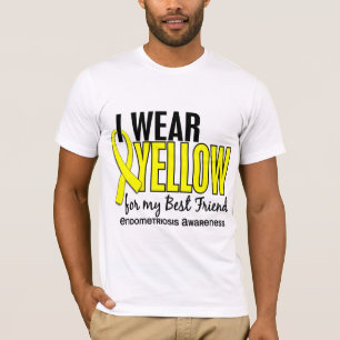 Ich trage Gelb für meinen bester Freund10 T-Shirt
