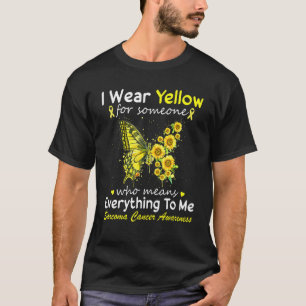 Ich trage Gelb für Sarcoma Bewusstsein Sarcoma Unt T-Shirt