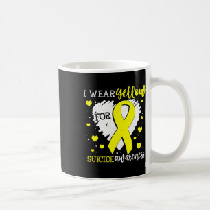 Ich trage Gelb für Selbstmordbewusstsein, Band Gra Kaffeetasse