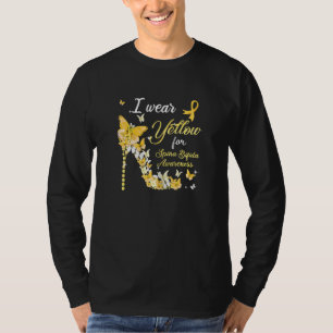 Ich trage Gelb für Spina Bifida Bewusstsein Butter T-Shirt