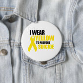 Ich trage Gelb, um Selbstmord zu verhindern Button (Beispiel)