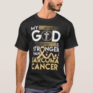 Ich trage Gelbes Shirt Sarcoma Krebs Gelbe Schleif