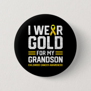 Ich trage Gold für mein Enkelkind, Bewusstsein für Button