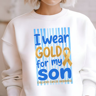 Ich trage Gold für mein Kind - Bewusstsein für Kin Sweatshirt