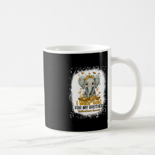 Ich trage Gold für meine Bruderkrebserkrankung Kaffeetasse