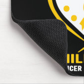 Ich trage Gold für meine Nichte Kinderkrebsvorführ Mousepad (Ecke)