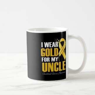 Ich trage Gold für meine Onkel-Krebserkrankung Kaffeetasse