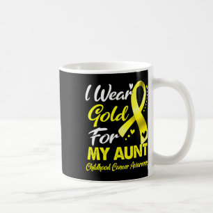 Ich trage Gold für meine Tante Krebsbewusstsein im Kaffeetasse