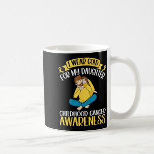 Ich trage Gold für meine Tochter, Kinder, die Kreb Kaffeetasse