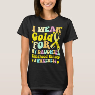 Ich trage Gold für meinen kleinen Krebs im Kindesa T-Shirt