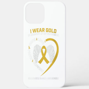 Ich trage Gold im Gedenken an ein Grandson-Kinderg Case-Mate iPhone Hülle