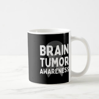 Ich trage Grau für Hirntumor Awareness Gray S Ribb Kaffeetasse