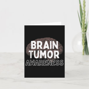Ich trage Grau für Hirntumor Awareness Gray S Ribb Karte