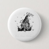 Ich trage Grau für mein Vater Hirnkrebs-Bewusstsei Button (Vorderseite)