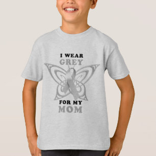 Ich trage Grau für meine Mama T-Shirt