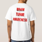 ich trage Grau für meinen Bruder und Held T-Shirt (Rückseite)