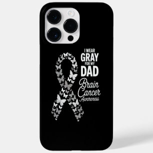 Ich trage Grau für meinen Vater - Hirntumor-Bewuss Case-Mate iPhone 14 Pro Max Hülle