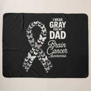Ich trage Grau für meinen Vater - Hirntumor-Bewuss Sherpadecke